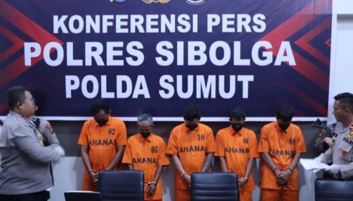 Polres Sibolga Ungkap Pembunuhan Mahasiswa di Halaman Masjid, 5 Pelaku Diringkus