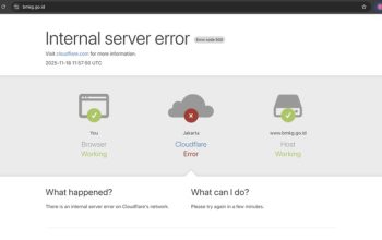 Gangguan Cloudflare Buat X dan Situs BMKG Lumpuh Sementara pada Selasa Malam