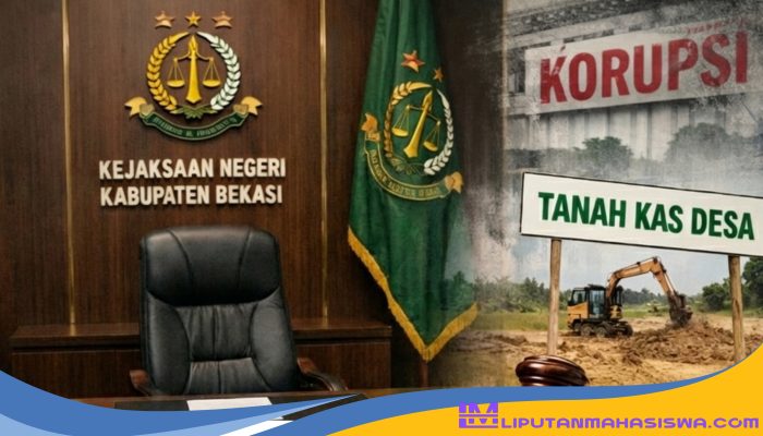 IKA FH UPB Laporkan Dugaan Korupsi Tanah Kas Desa Karang Baru ke Kejari Bekasi